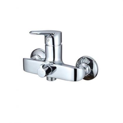 Wall mount water diverter shower faucet